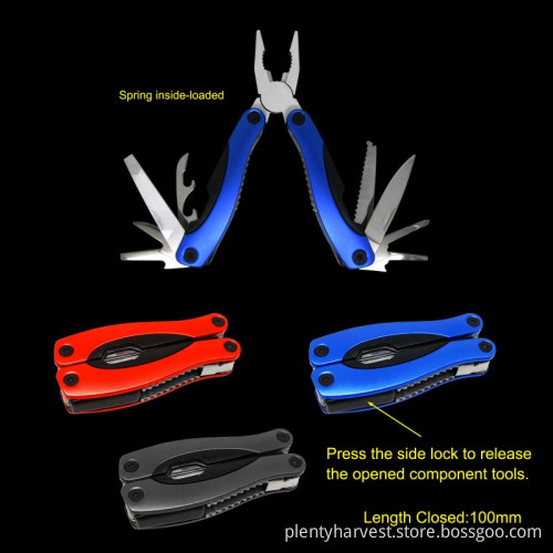 Multi Function Tools with Side Lock(#8228-AL)